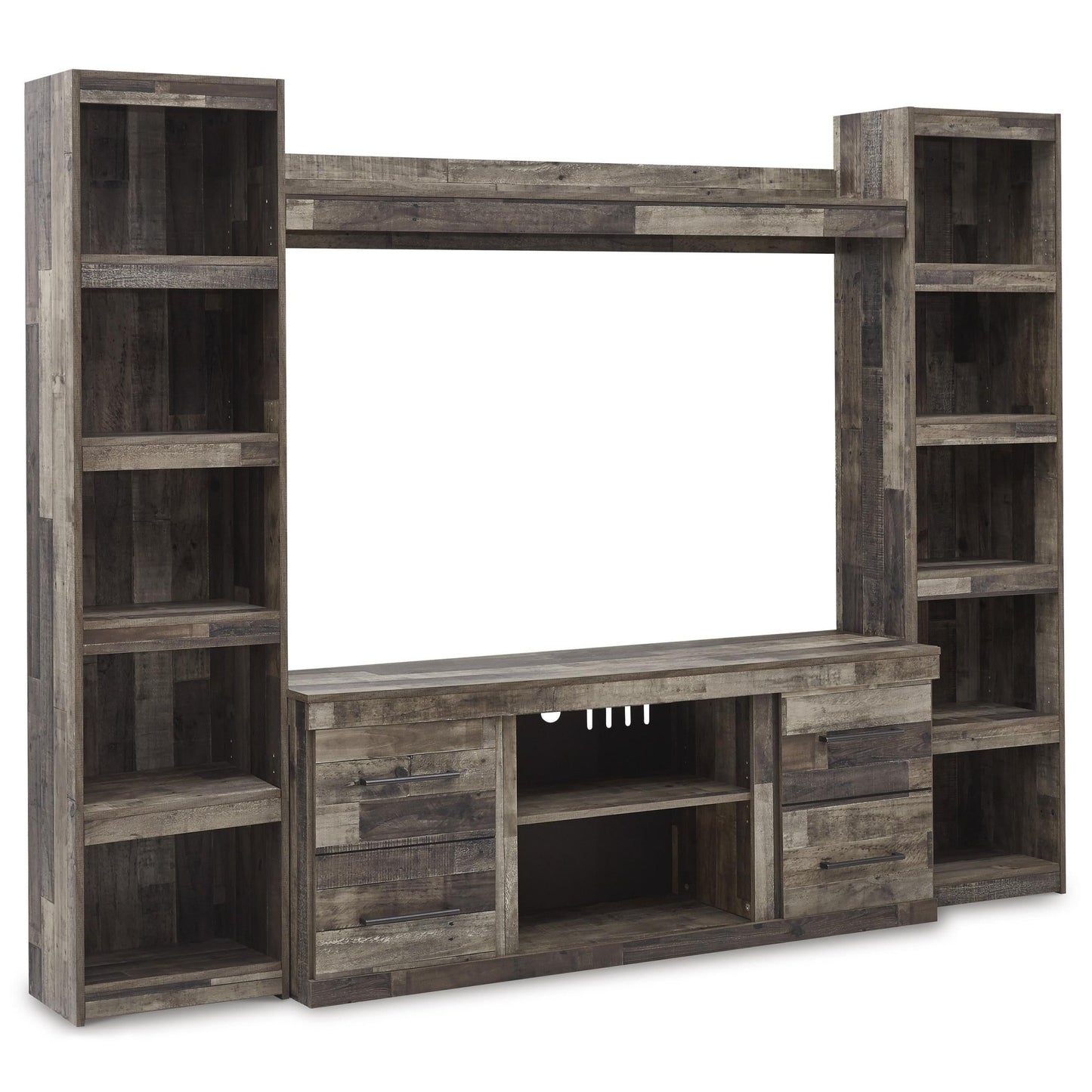 Signature Design by Ashley Derekson EW0200W6 4 pc Entertainment Center - American Furniture of Slidell