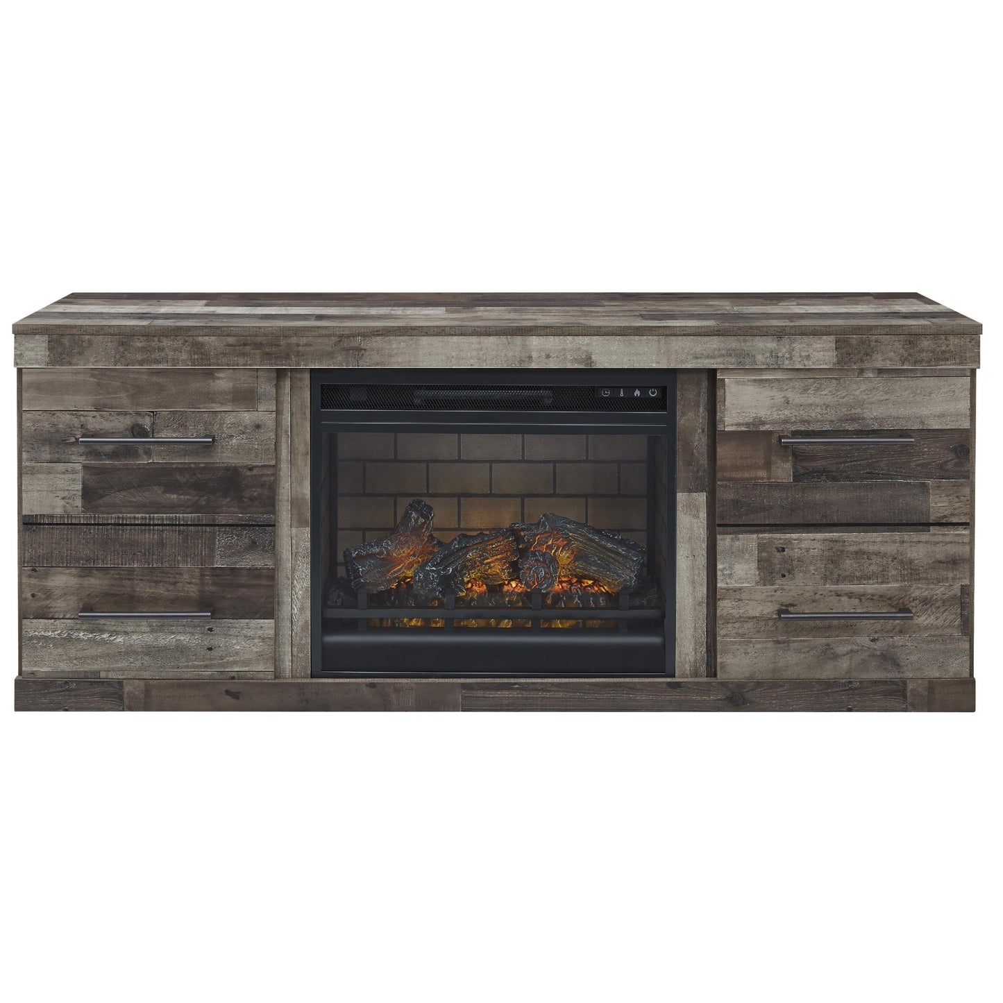 Signature Design by Ashley Derekson EW0200W7 TV Stand with Electric Fireplace - American Furniture of Slidell