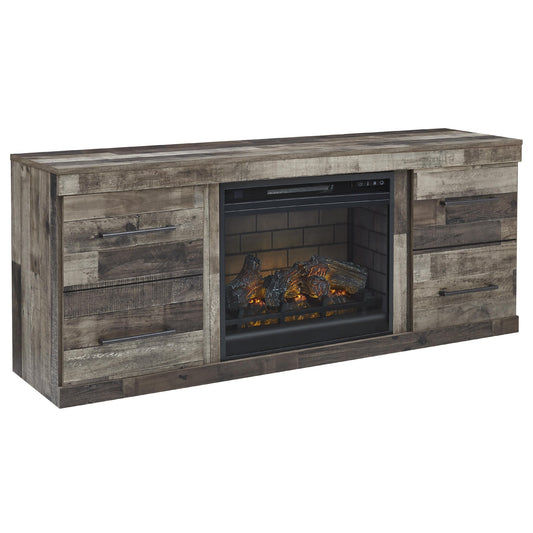 Signature Design by Ashley Derekson EW0200W7 TV Stand with Electric Fireplace - American Furniture of Slidell