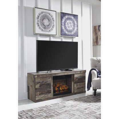 Signature Design by Ashley Derekson EW0200W7 TV Stand with Electric Fireplace - American Furniture of Slidell