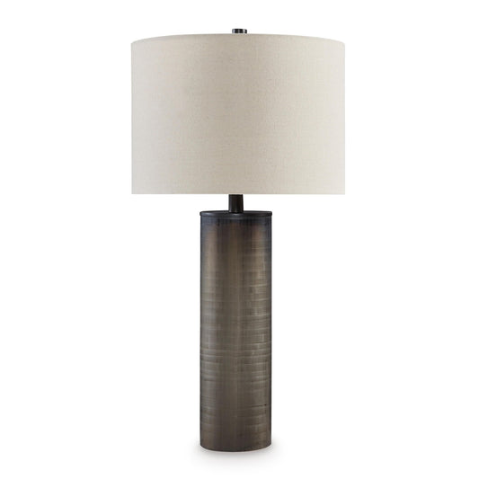 Signature Design by Ashley Dingerly L430824 Glass Table Lamp - American Furniture of Slidell