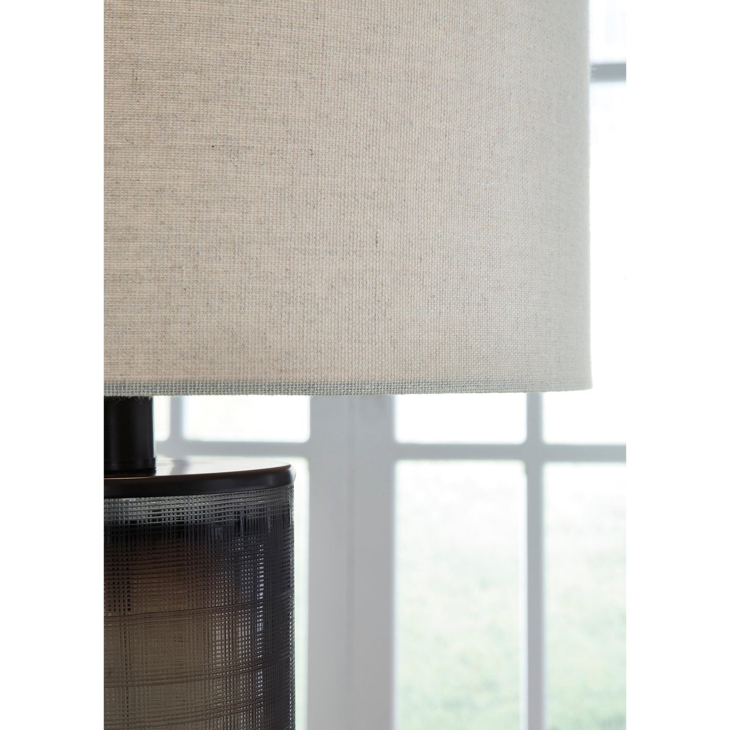 Signature Design by Ashley Dingerly L430824 Glass Table Lamp - American Furniture of Slidell