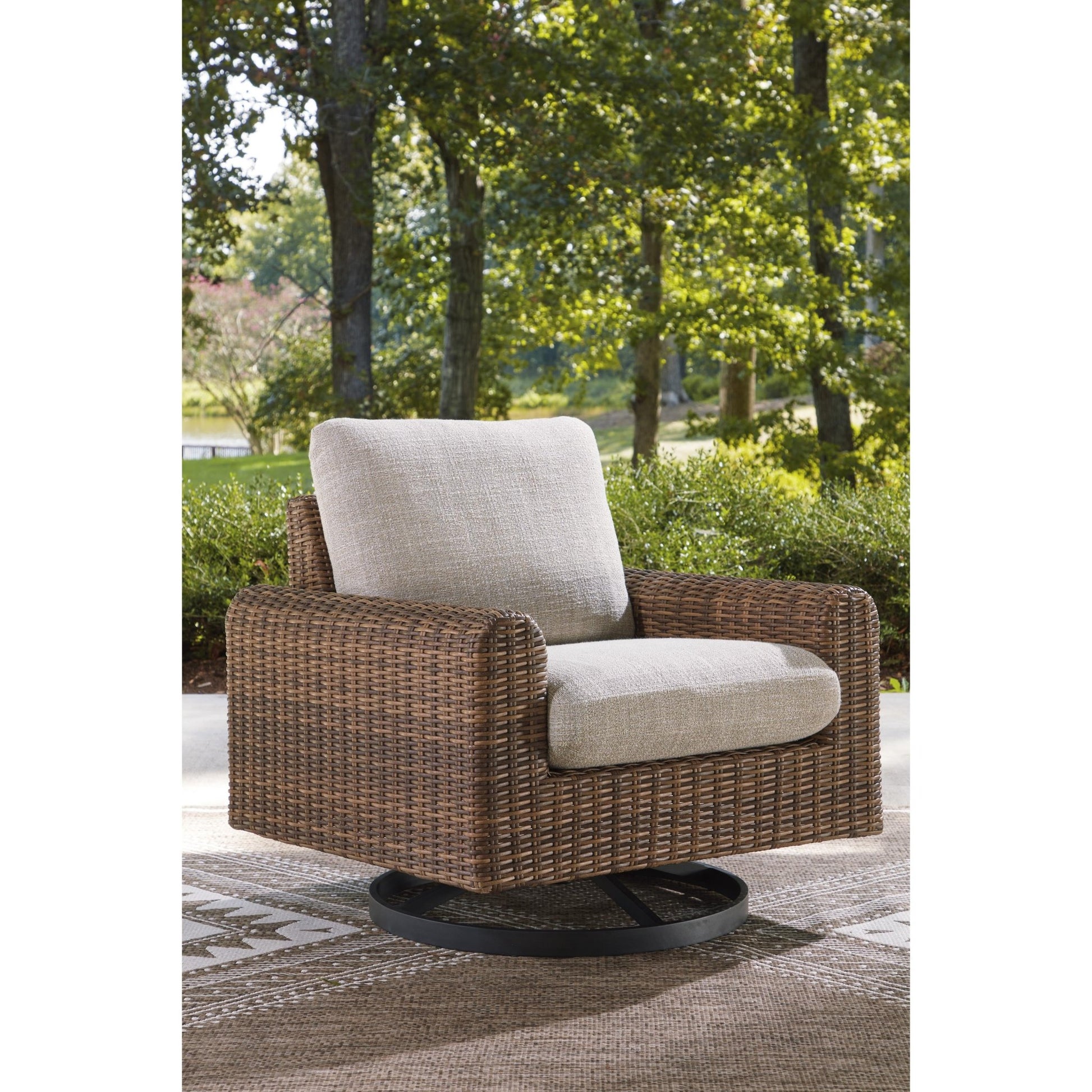 Signature Design by Ashley Dolan Creek PCP610 - 821 Swivel Lounge with Cushion - American Furniture of Slidell