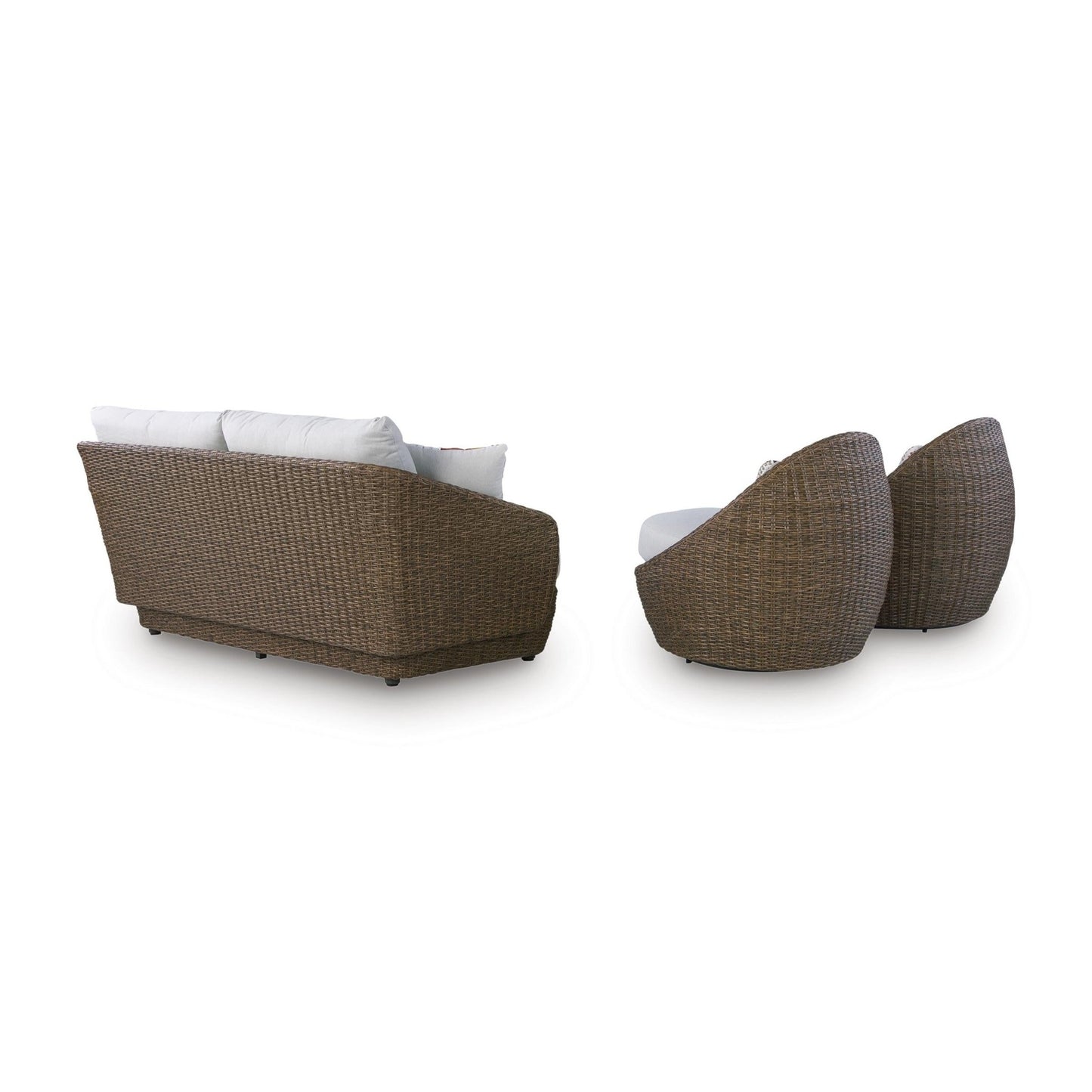 Signature Design by Ashley Double Point PCP503 - 070 Love/Swivel Chairs Set - American Furniture of Slidell