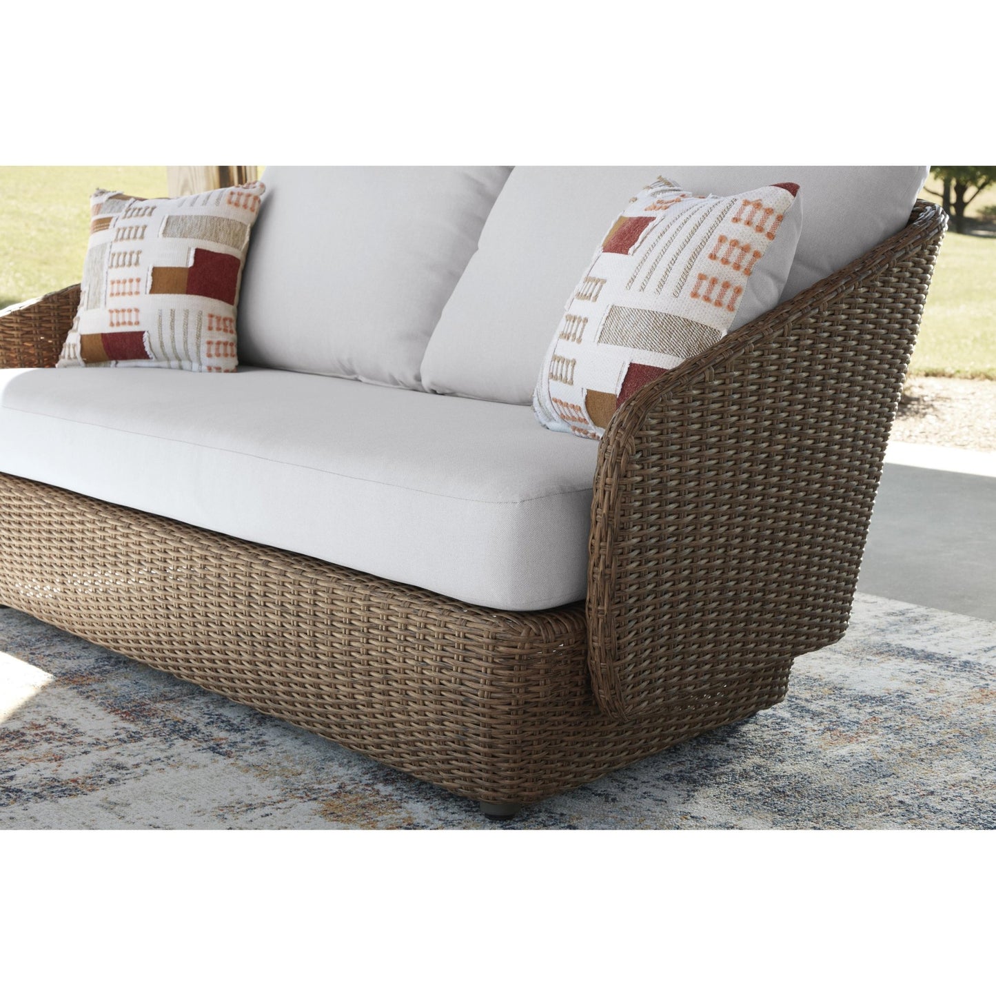 Signature Design by Ashley Double Point PCP503 - 070 Love/Swivel Chairs Set - American Furniture of Slidell