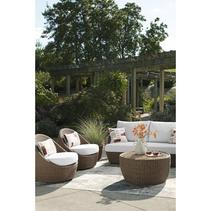 Signature Design by Ashley Double Point PCP503 - 070 Love/Swivel Chairs Set - American Furniture of Slidell