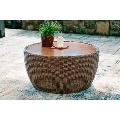 Signature Design by Ashley Double Point PCP503 - 708 Round Cocktail Table - American Furniture of Slidell