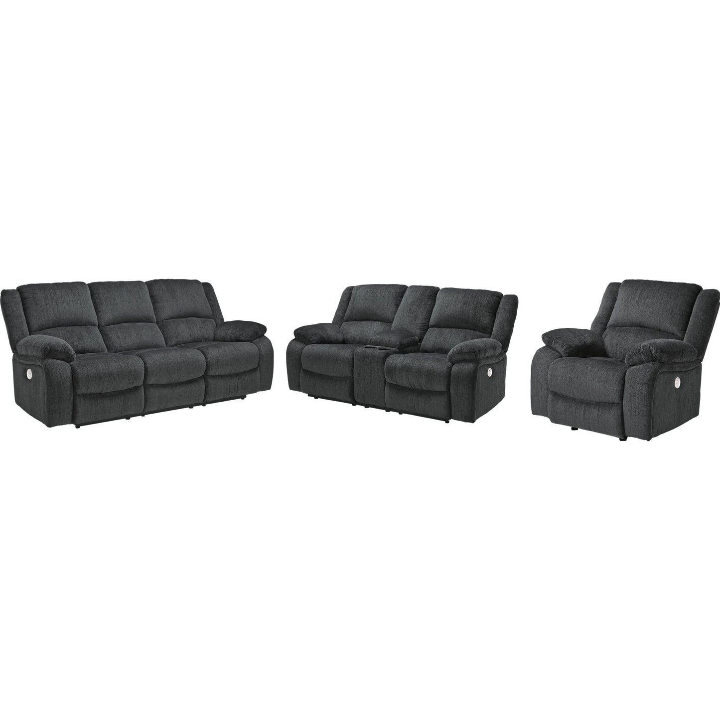 Signature Design by Ashley Draycoll 76504U5 3 pc Power Reclining Living Room Set - American Furniture of Slidell