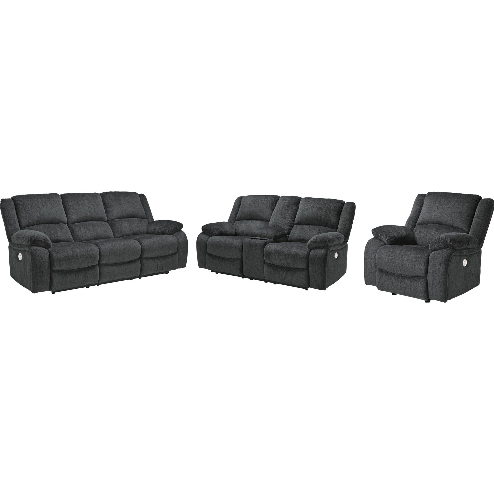Signature Design by Ashley Draycoll 76504U5 3 pc Power Reclining Living Room Set - American Furniture of Slidell