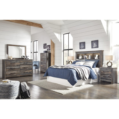 Signature Design by Ashley Drystan B211 - 85 Full Bookcase Headboard - American Furniture of Slidell