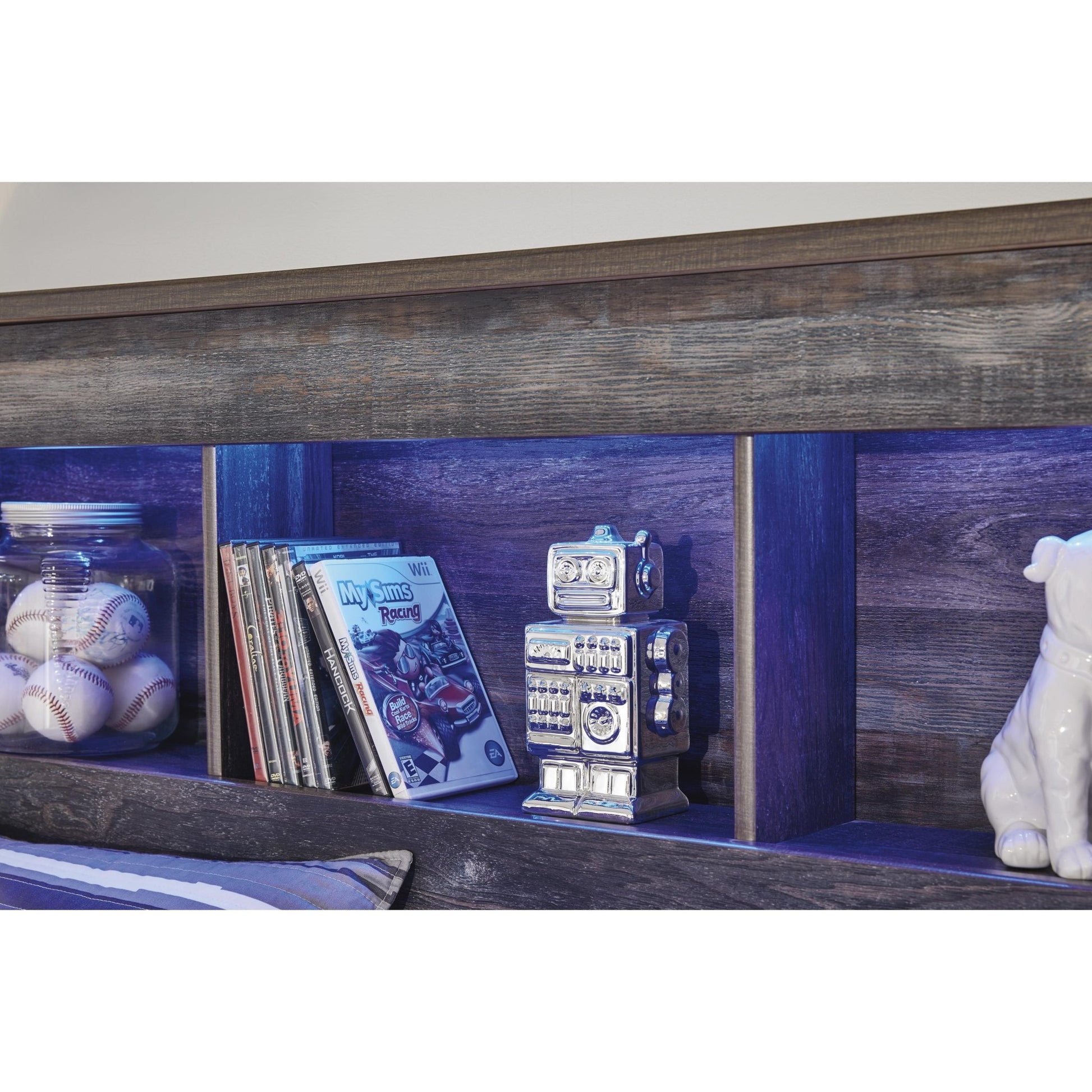 Signature Design by Ashley Drystan B211 - 85 Full Bookcase Headboard - American Furniture of Slidell