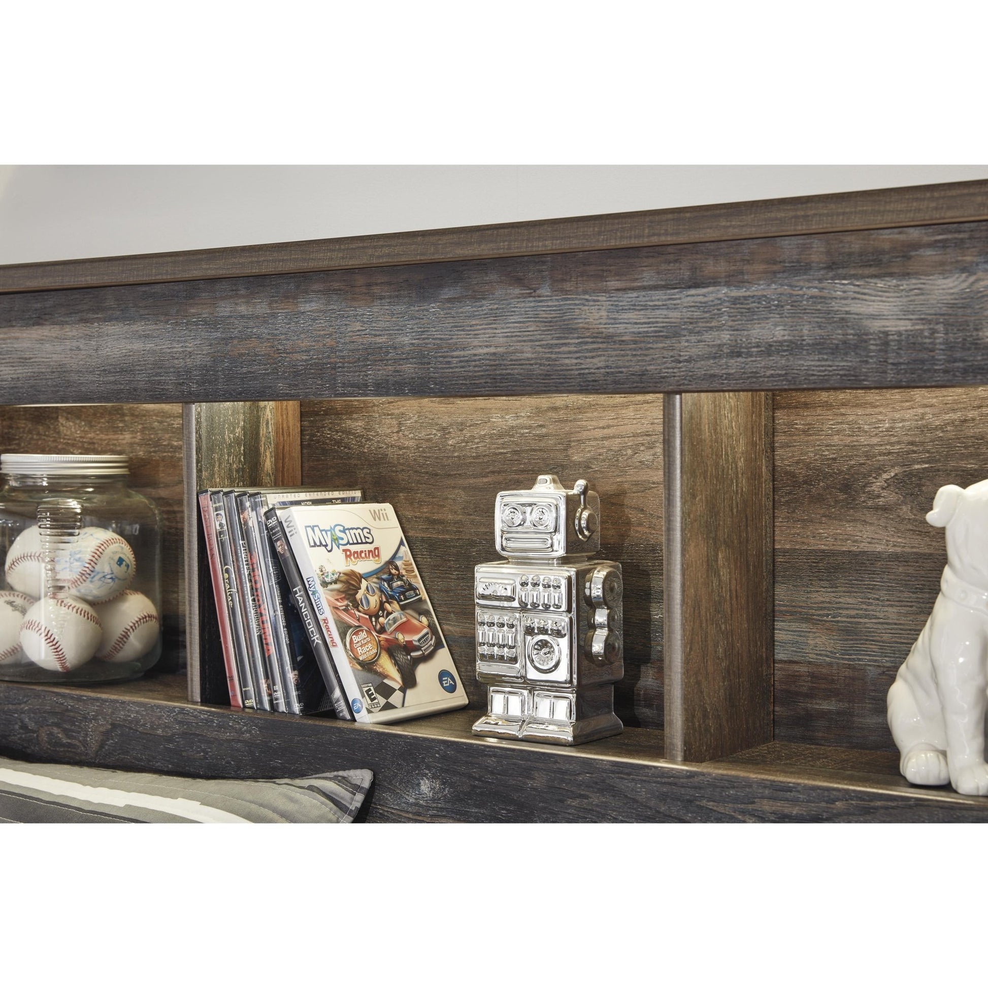 Signature Design by Ashley Drystan B211 - 85 Full Bookcase Headboard - American Furniture of Slidell