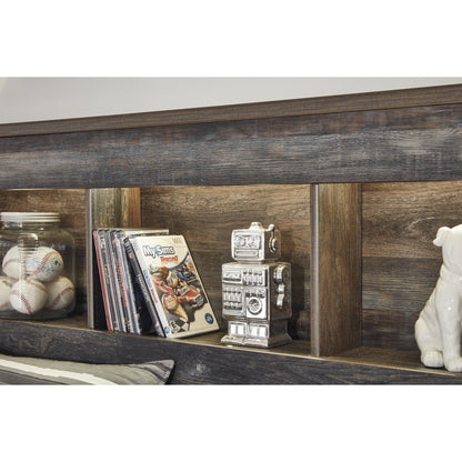 Signature Design by Ashley Drystan B211 - 85 Full Bookcase Headboard - American Furniture of Slidell