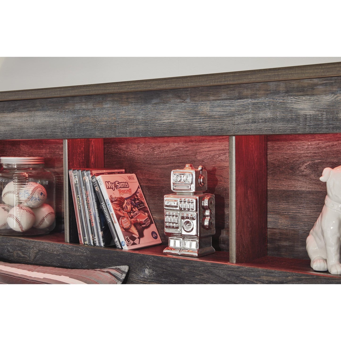 Signature Design by Ashley Drystan B211 - 85 Full Bookcase Headboard - American Furniture of Slidell