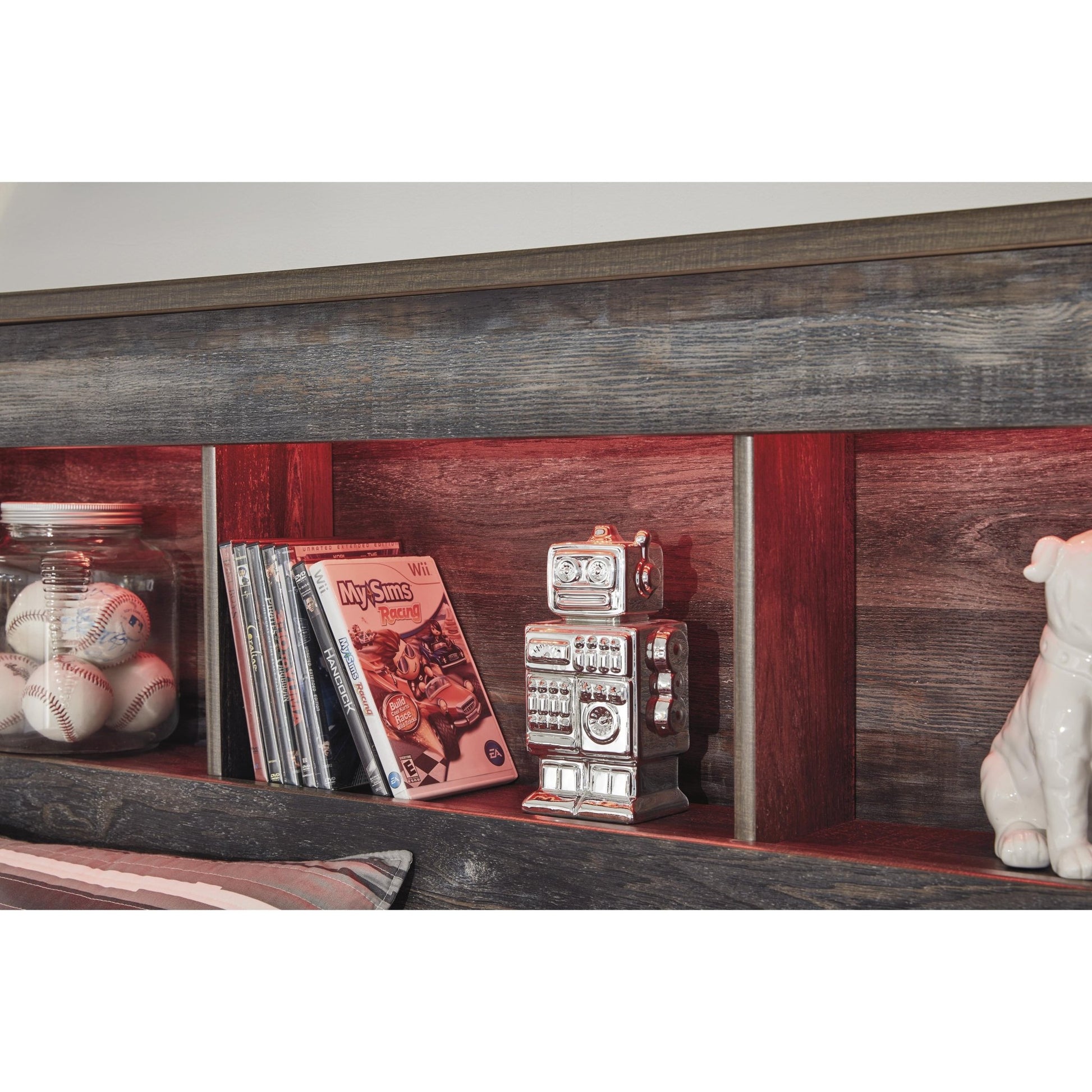 Signature Design by Ashley Drystan B211 - 85 Full Bookcase Headboard - American Furniture of Slidell