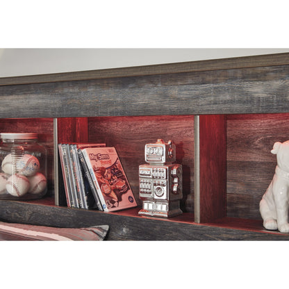 Signature Design by Ashley Drystan B211 - 85 Full Bookcase Headboard - American Furniture of Slidell