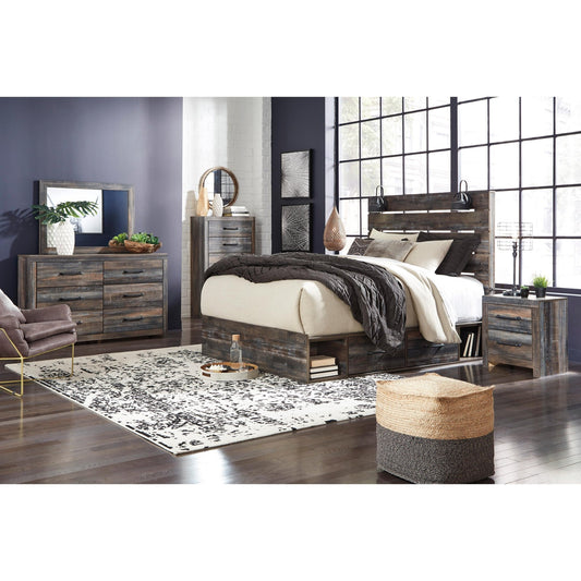 Signature Design by Ashley Drystan B211B109 6 pc Queen Storage Bedroom Set - American Furniture of Slidell
