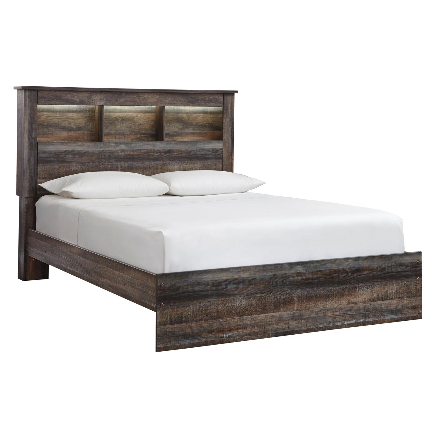 Signature Design by Ashley Drystan B211B111 7 pc Queen Panel Bedroom Set - American Furniture of Slidell