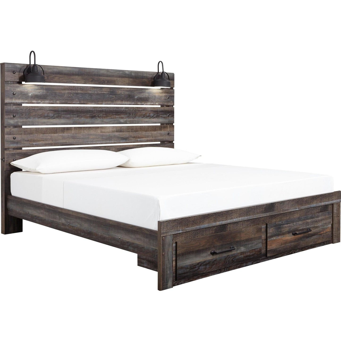 Signature Design by Ashley Drystan B211B67 6 pc King Panel Bedroom Set - American Furniture of Slidell