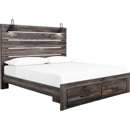 Signature Design by Ashley Drystan B211B67 6 pc King Panel Bedroom Set - American Furniture of Slidell