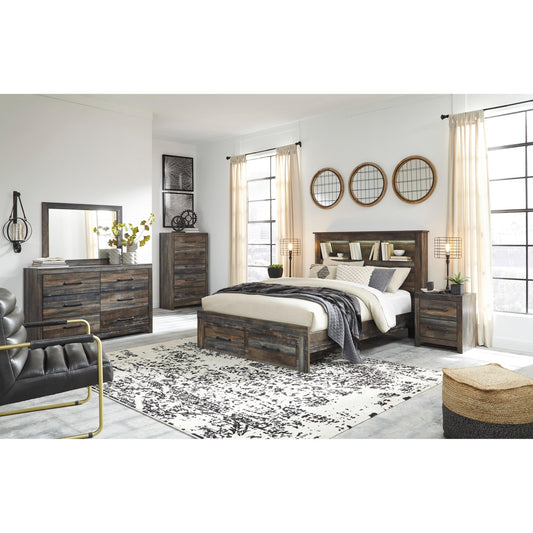 Signature Design by Ashley Drystan B211B79 8 pc Queen Bookcase Bedroom Set - American Furniture of Slidell