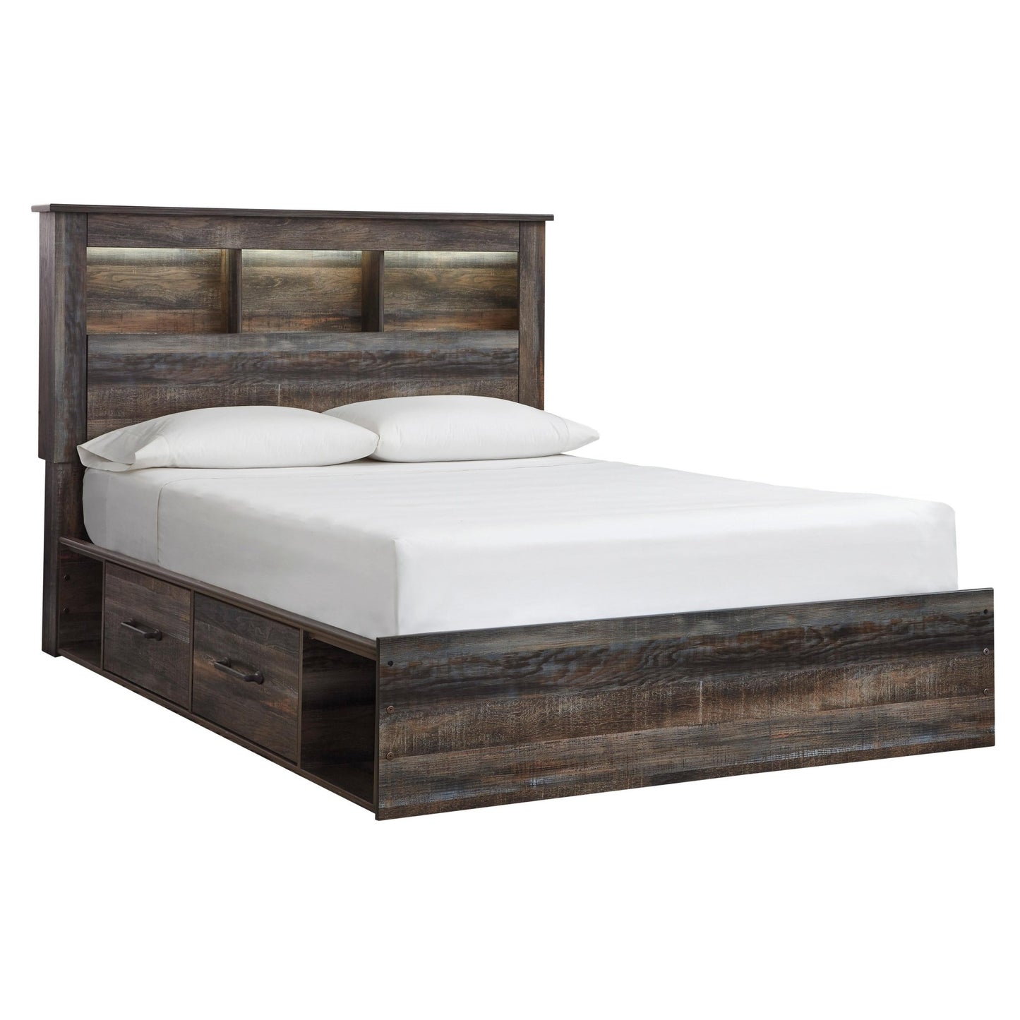 Signature Design by Ashley Drystan B211B80 8 pc King Bookcase Bedroom Set - American Furniture of Slidell