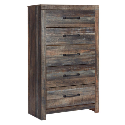 Signature Design by Ashley Drystan B211B80 8 pc King Bookcase Bedroom Set - American Furniture of Slidell