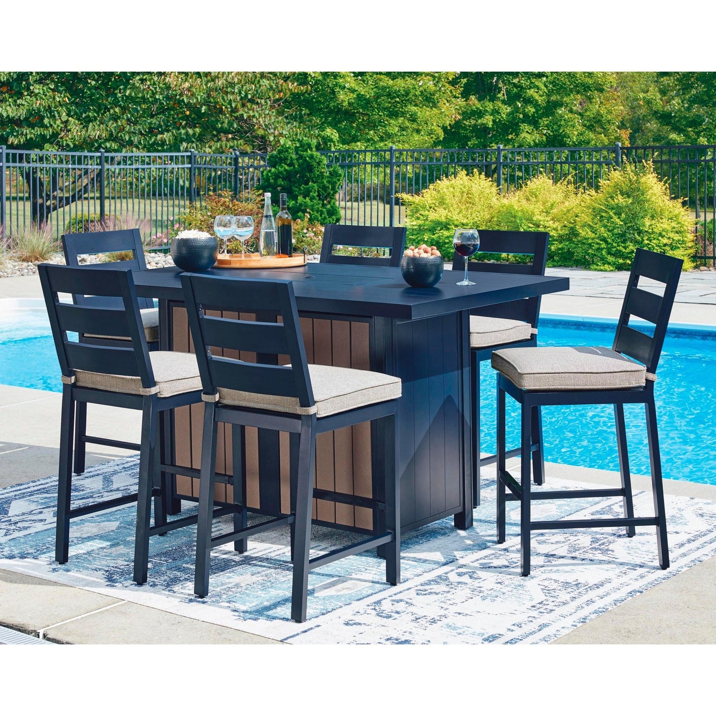 Signature Design by Ashley East Beach PCP587 - 124 Barstool - American Furniture of Slidell