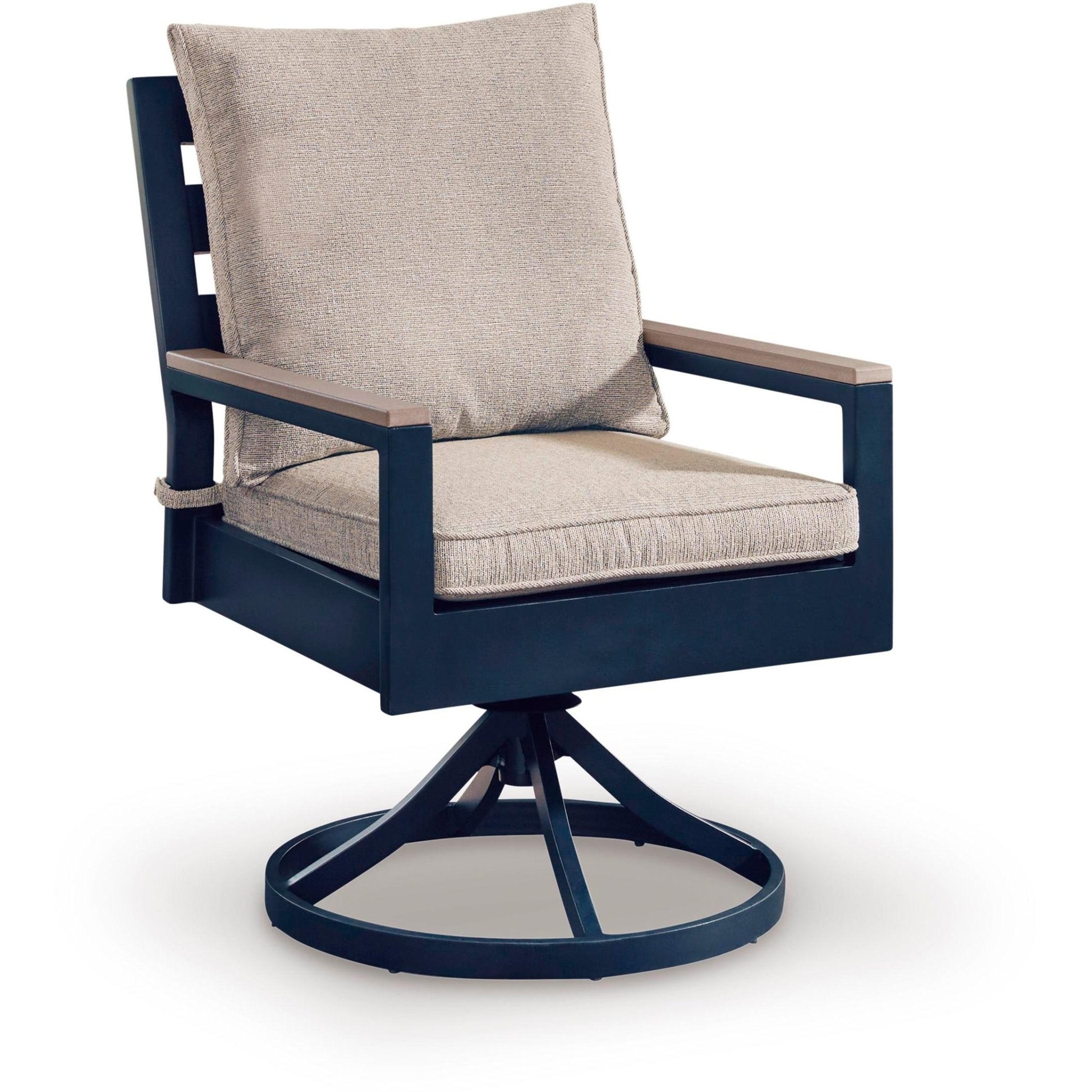 Signature Design by Ashley East Beach PCP587 - 602A Swivel Chair with Cushion - American Furniture of Slidell