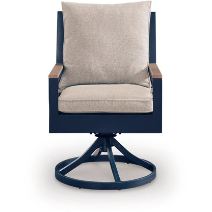 Signature Design by Ashley East Beach PCP587 - 602A Swivel Chair with Cushion - American Furniture of Slidell