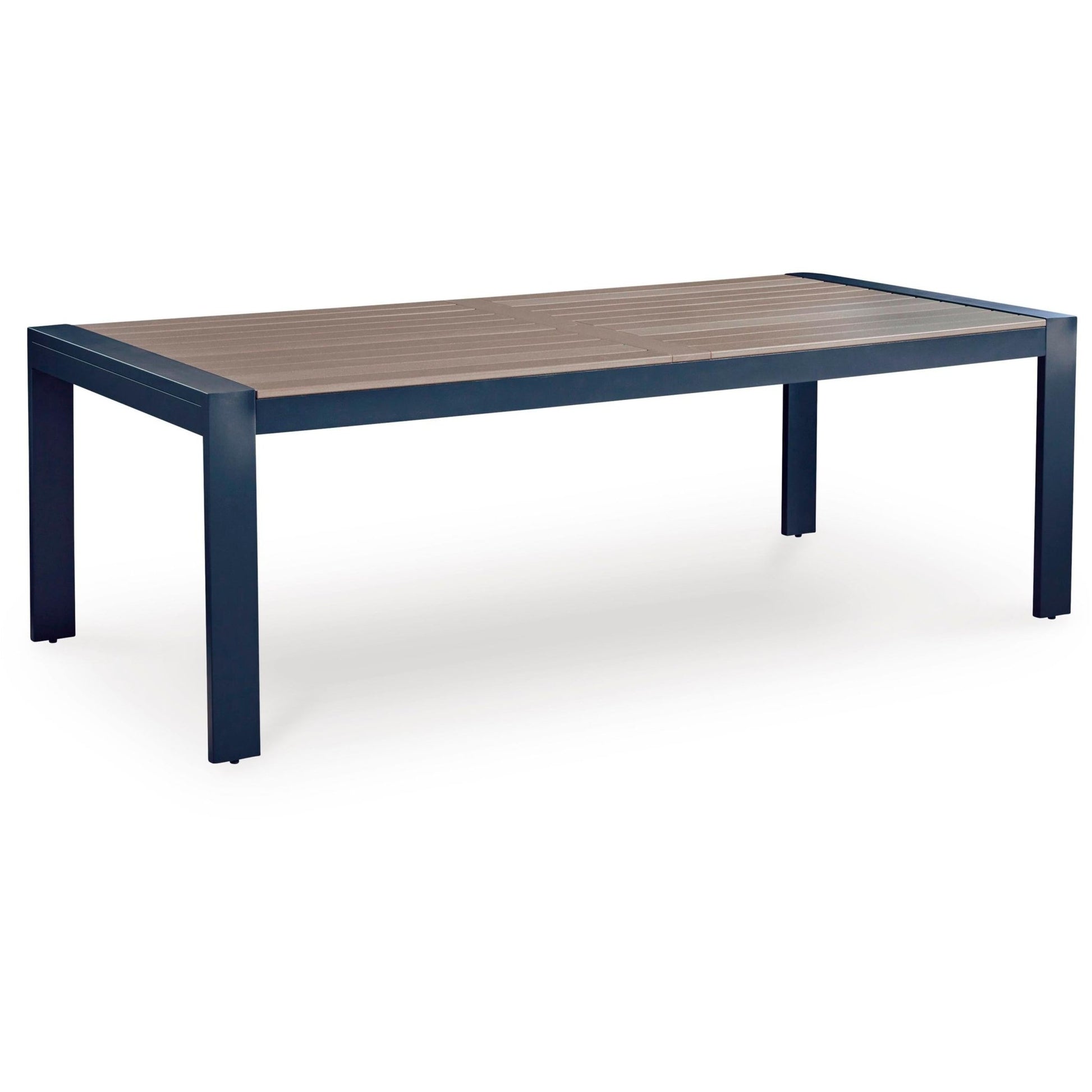 Signature Design by Ashley East Beach PCP587 - 625 Rectangular Dining Table with Umbrella Option - American Furniture of Slidell
