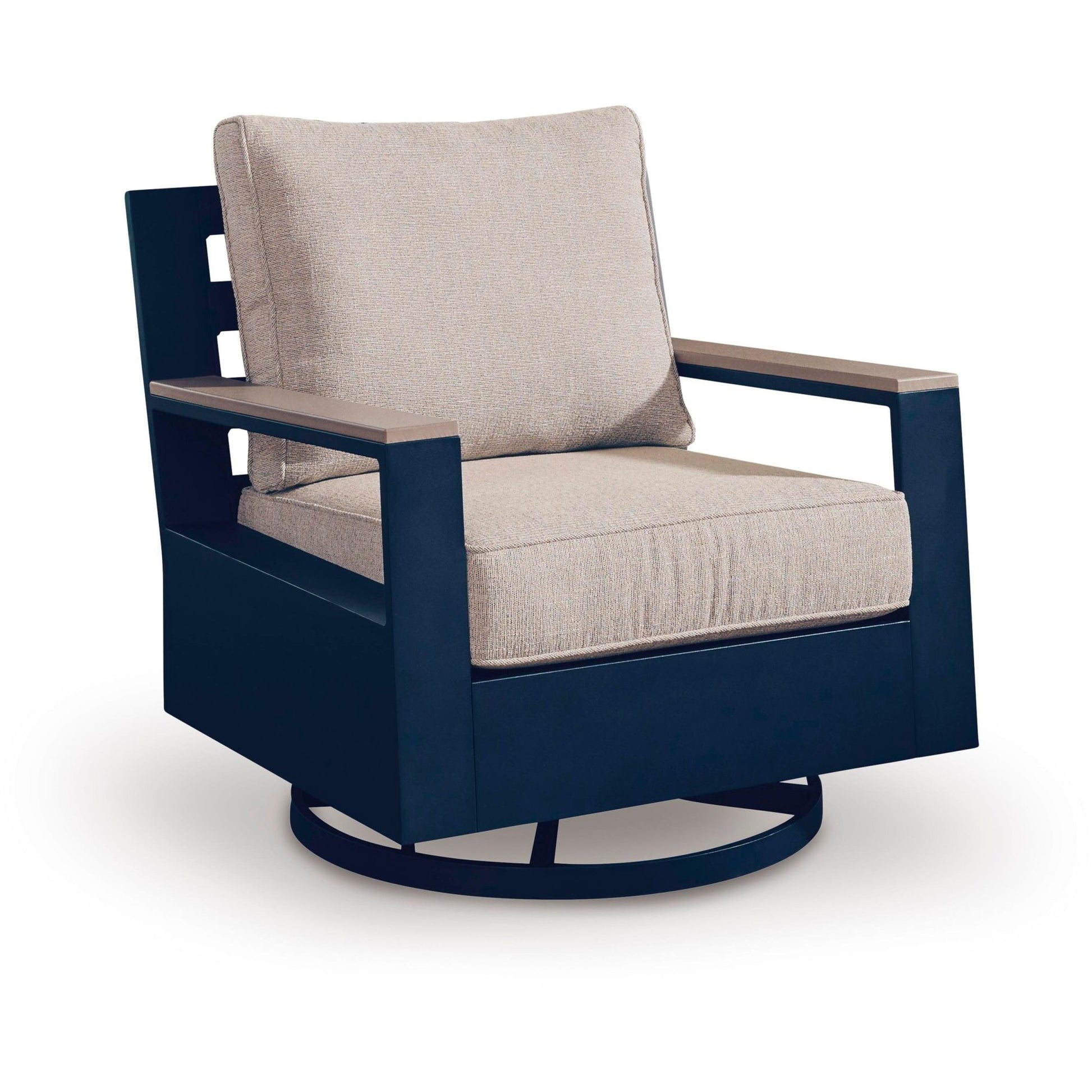 Signature Design by Ashley East Beach PCP587 - 821 Swivel Glider Chair with Cushion - American Furniture of Slidell