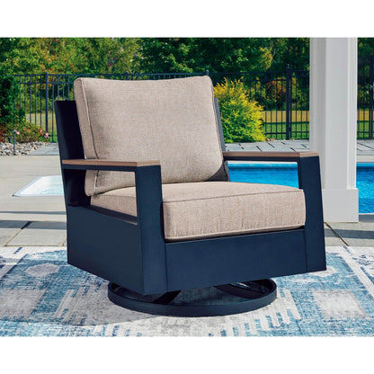Signature Design by Ashley East Beach PCP587 - 821 Swivel Glider Chair with Cushion - American Furniture of Slidell