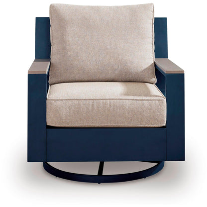 Signature Design by Ashley East Beach PCP587 - 821 Swivel Glider Chair with Cushion - American Furniture of Slidell