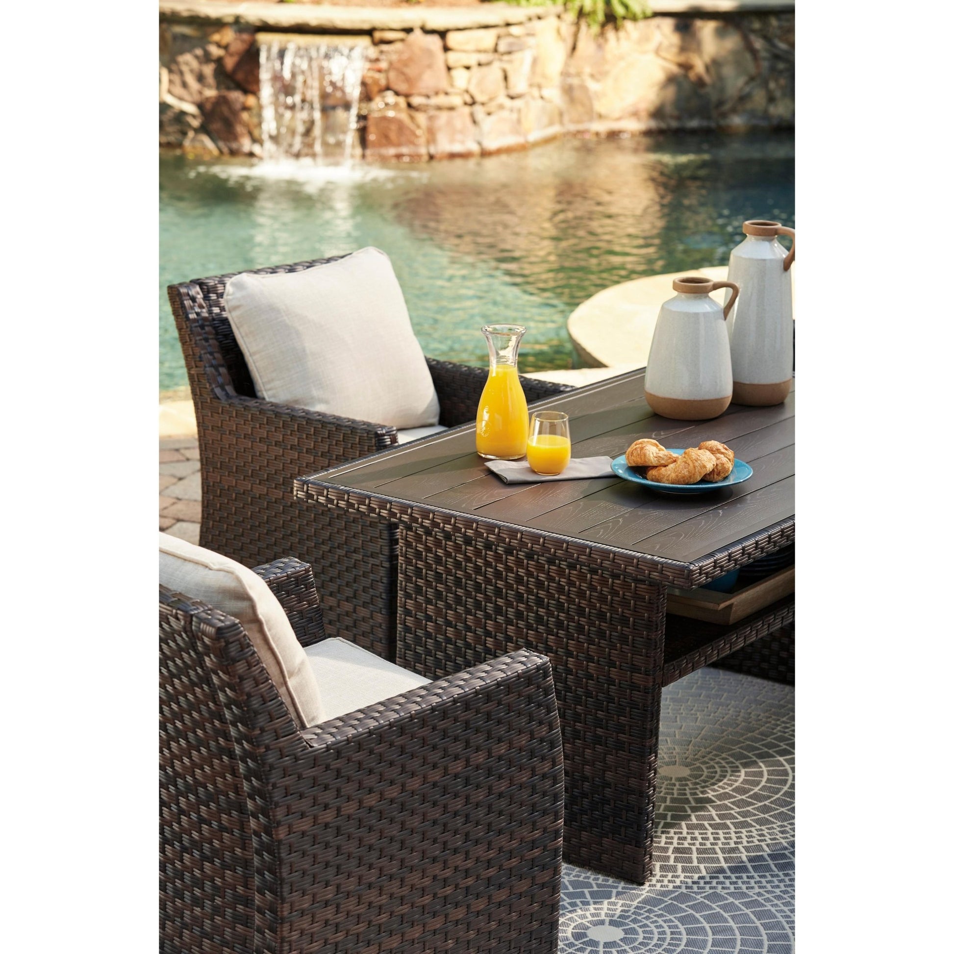 Signature Design by Ashley Easy Isle P455 - 625 Rectangular Multi - Use Table - American Furniture of Slidell