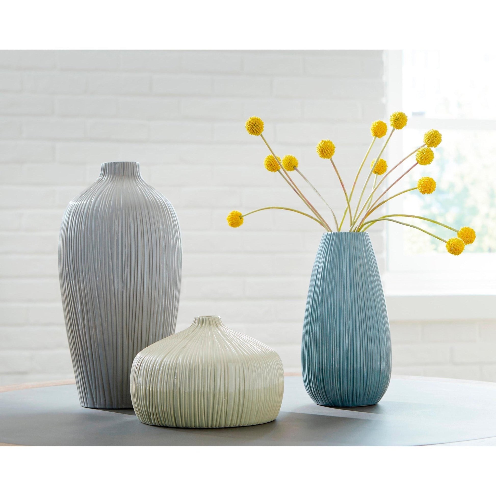 Signature Design by Ashley Eiderman A2000913 Vase Set - American Furniture of Slidell