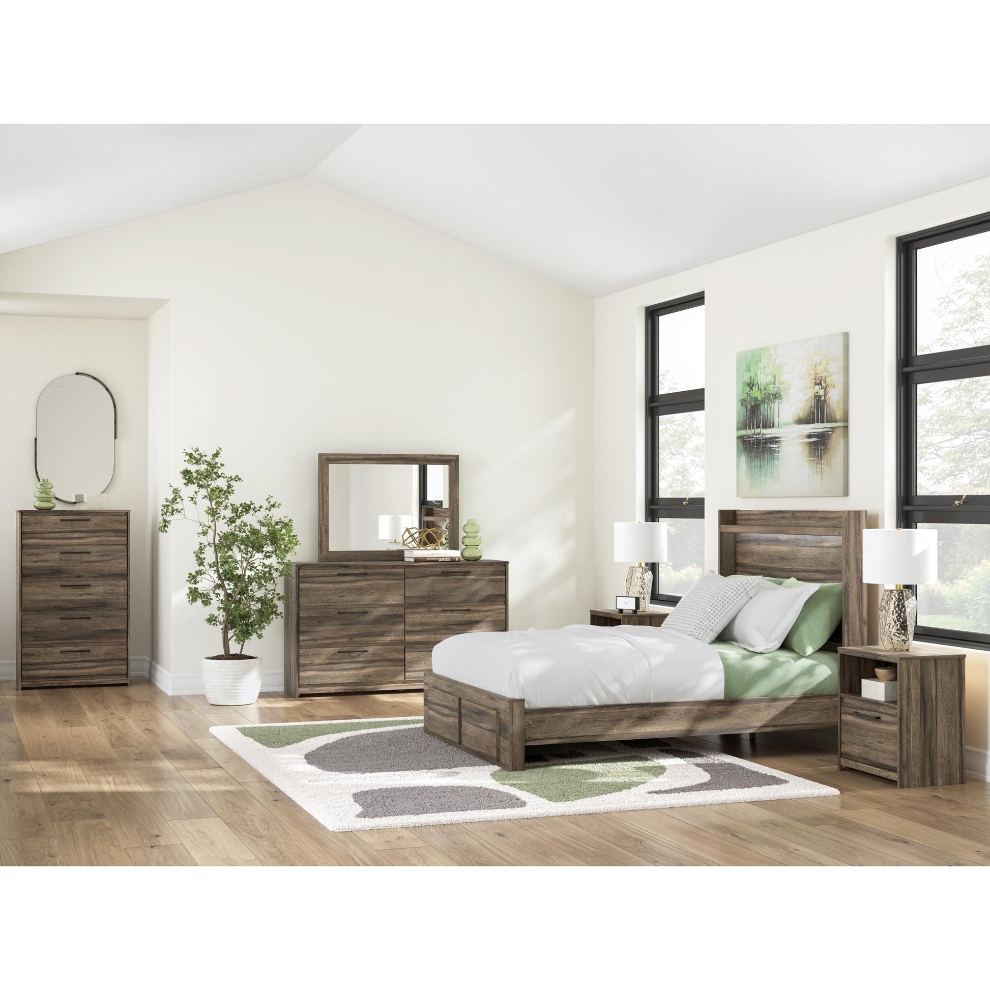 Signature Design by Ashley Elbrim PCB2005B10 Full Panel Storage Bed - American Furniture of Slidell