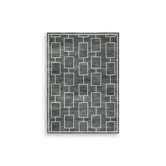 Signature Design by Ashley Elderland R407402 Washable Medium Rug - American Furniture of Slidell