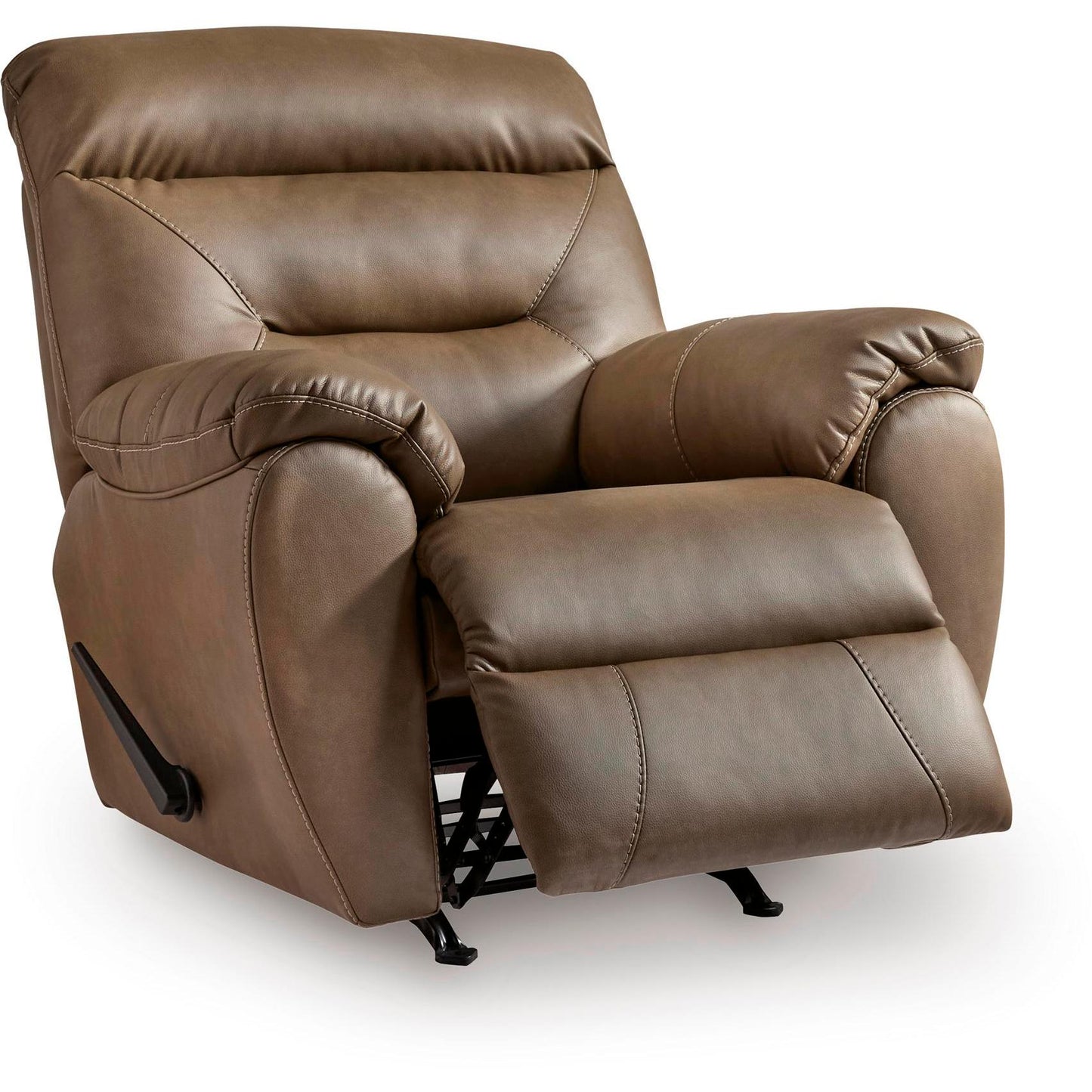 Signature Design by Ashley Elksworth Rocker Leather Look Recliner PC8400225 - American Furniture of Slidell