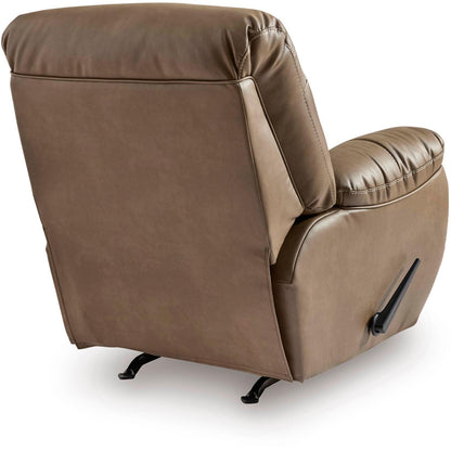 Signature Design by Ashley Elksworth Rocker Leather Look Recliner PC8400225 - American Furniture of Slidell