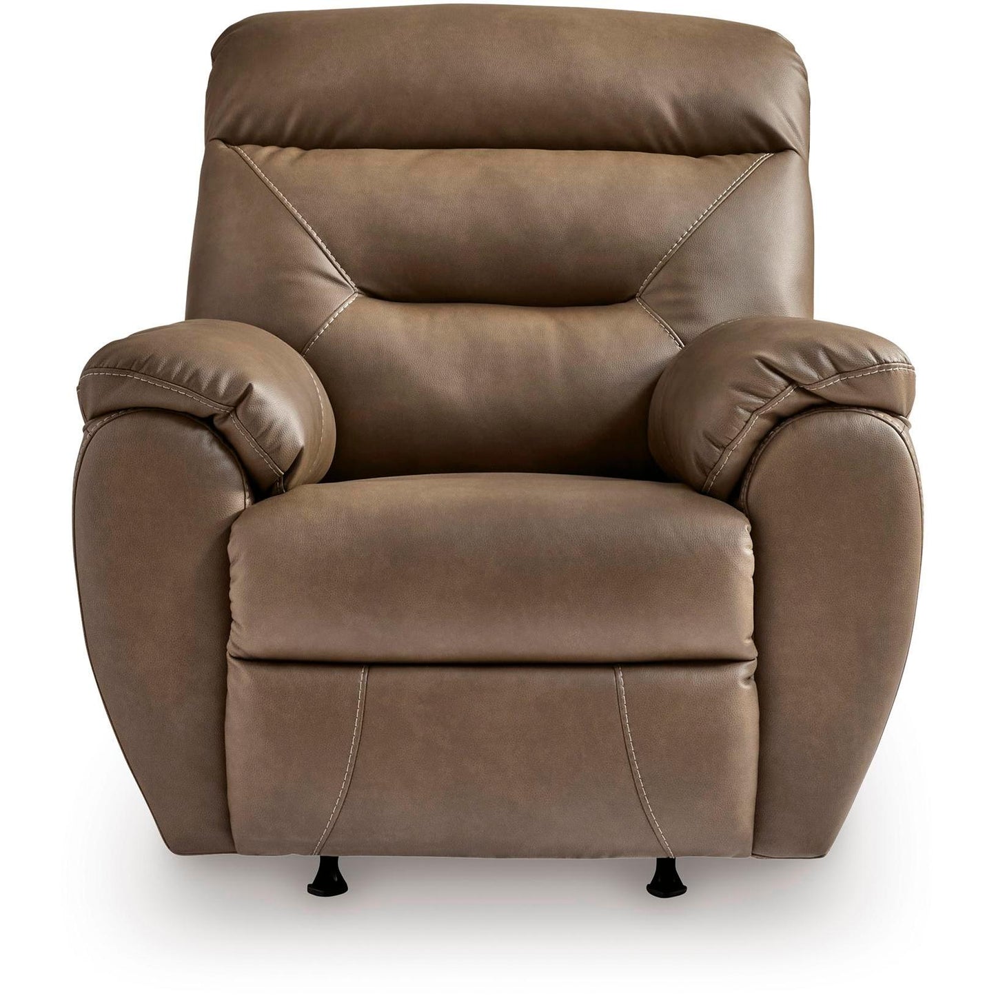 Signature Design by Ashley Elksworth Rocker Leather Look Recliner PC8400225 - American Furniture of Slidell