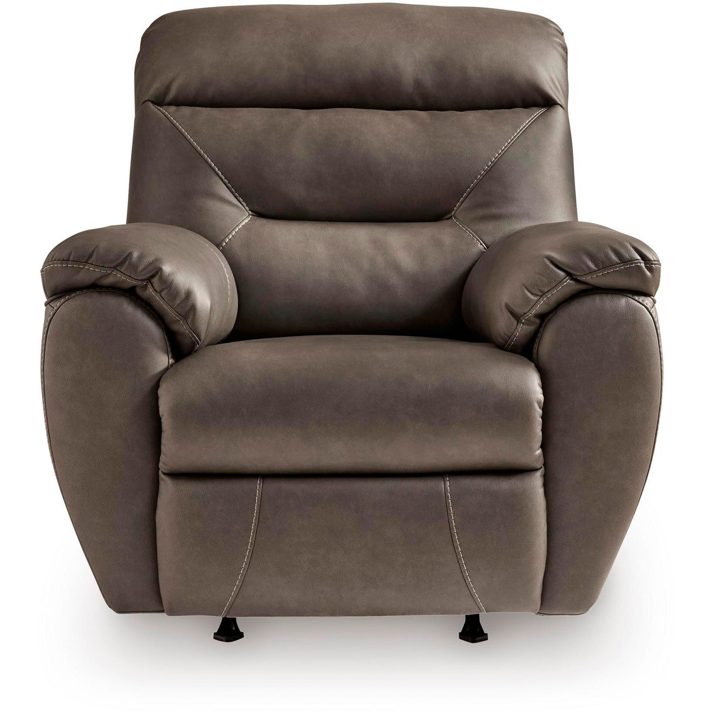 Signature Design by Ashley Elksworth Rocker Leather Look Recliner PC8400325 - American Furniture of Slidell
