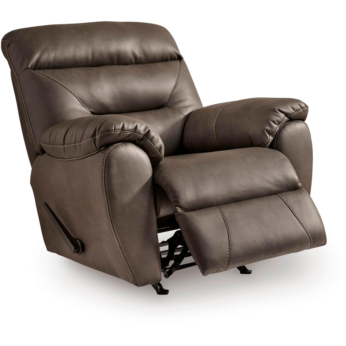 Signature Design by Ashley Elksworth Rocker Leather Look Recliner PC8400325 - American Furniture of Slidell