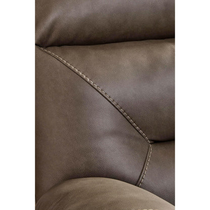 Signature Design by Ashley Elksworth Rocker Leather Look Recliner PC8400325 - American Furniture of Slidell