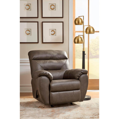 Signature Design by Ashley Elksworth Rocker Leather Look Recliner PC8400325 - American Furniture of Slidell