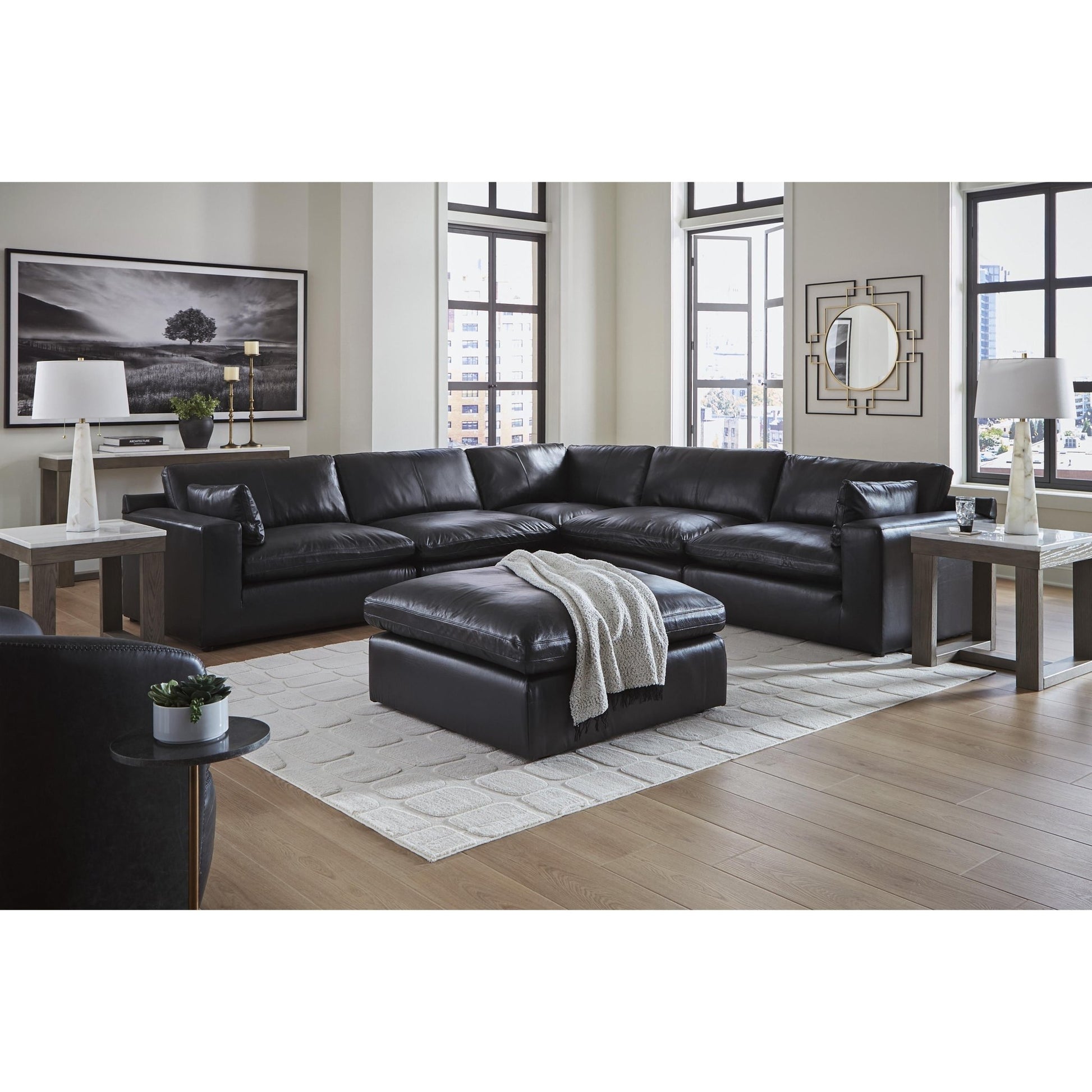 Signature Design by Ashley Emilia 3090208 Oversized Accent Ottoman - American Furniture of Slidell