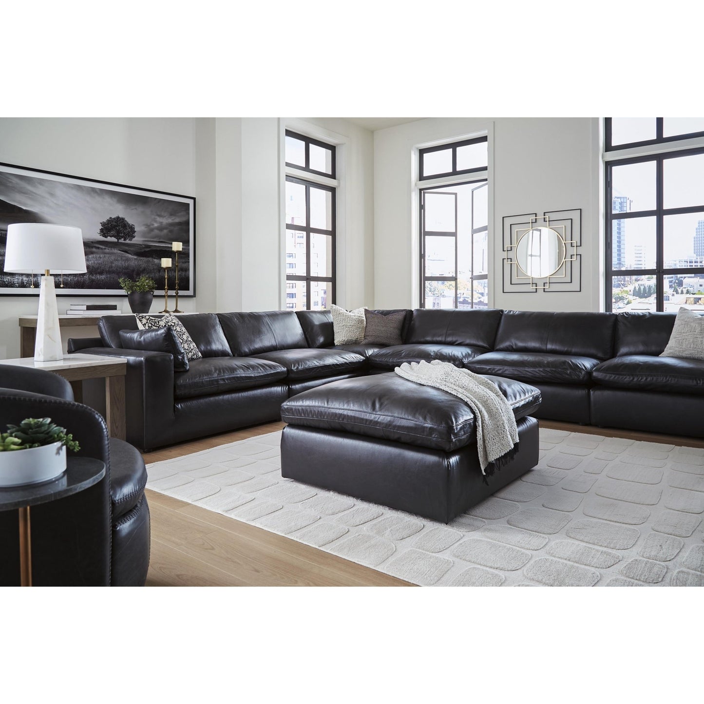 Signature Design by Ashley Emilia 3090208 Oversized Accent Ottoman - American Furniture of Slidell