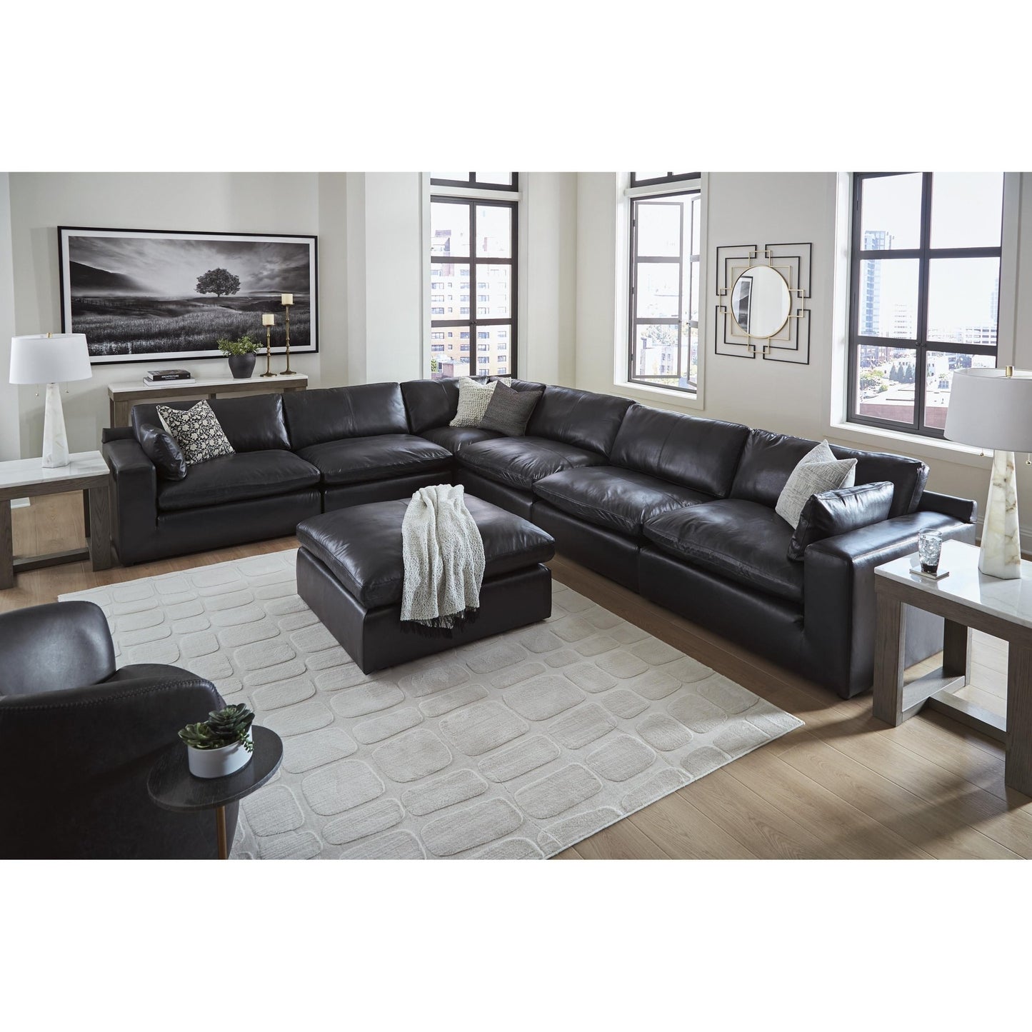 Signature Design by Ashley Emilia 3090208 Oversized Accent Ottoman - American Furniture of Slidell