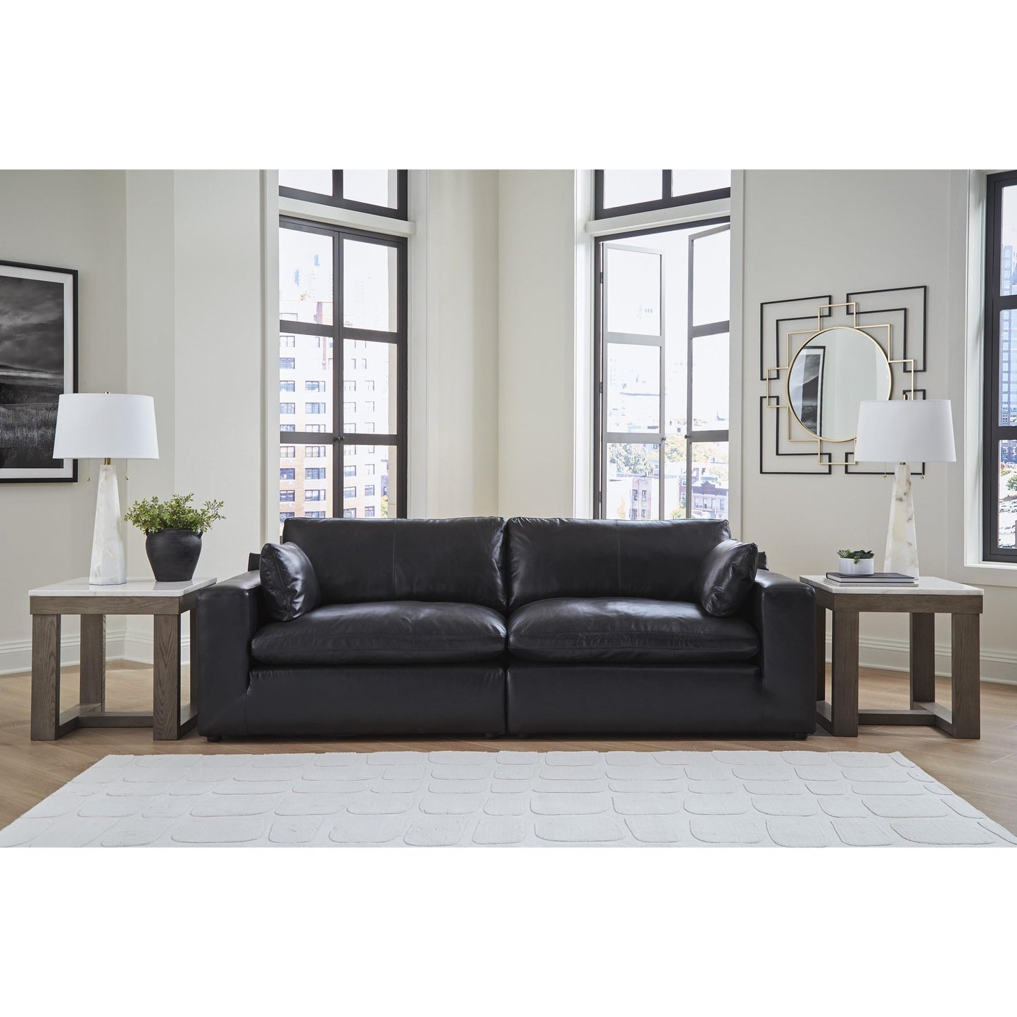 Signature Design by Ashley Emilia 30902S1 2 pc Sectional Loveseat - American Furniture of Slidell