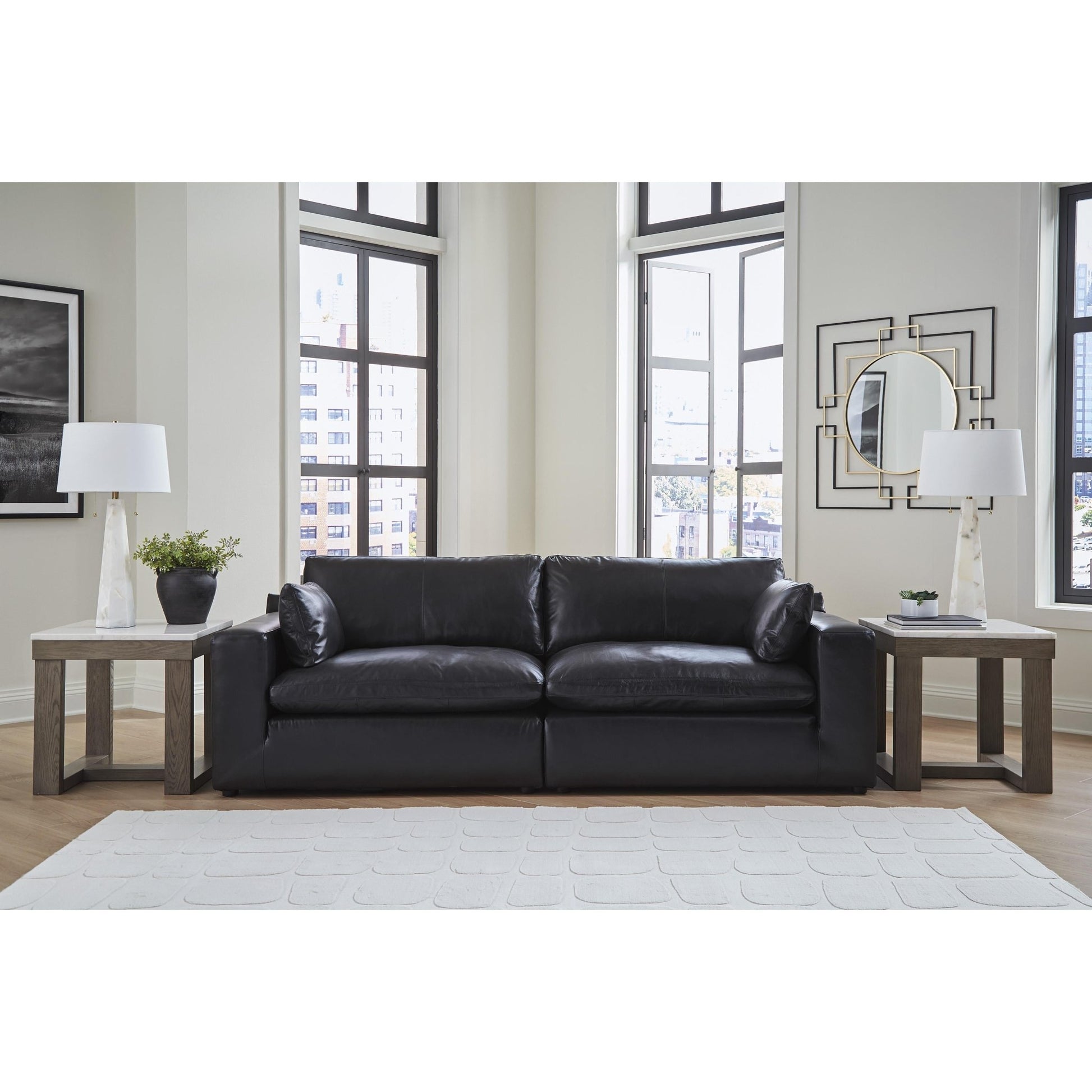 Signature Design by Ashley Emilia 30902S1 2 pc Sectional Loveseat - American Furniture of Slidell